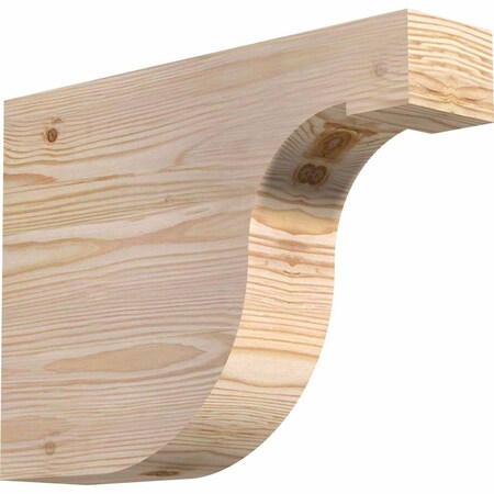 Ekena Millwork Del Monte Smooth Rafter Tail, Douglas Fir, 3 1/2"W x 12"H x 16"L RFT04X12X16DEL00SDF